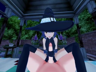 Fucking Blair in the garden - Soul Eater Hentai.