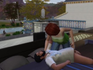 Female domination in sex. Elsa takes over her husband | Sims 4 - Porn Stories