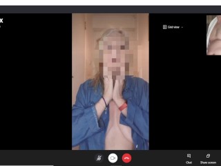 HOT Mature MILF Blows & Shags Pizza Man, While on Skype Call to hubby!  British Amateur Cuckold x