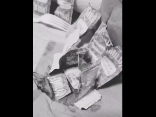 Hot sexy slappy packet in gangbang gets facial and creampied by multiple sloppy packets