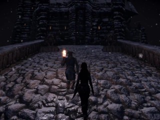 Serana Serves The Dragonborn