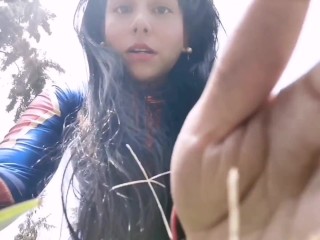 Giantess Débora tease and crush you (Español)