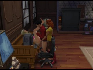 A small collection of Simsons sex in clothes. Fetish lesbians | Porno game