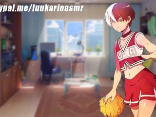 ASMR (sfw) SHOTO TODOROKI se viste de PORRISTA para ti