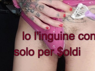 Miss Wagon Vegan - Mi depilo l'inguine e ti mostro la fica solo per $oldi, solo perchè devi sganciar