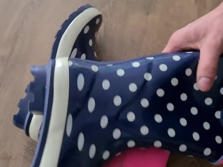 Cum on gf rubberboots