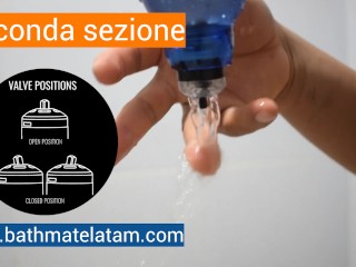 Come usare Bathmate HYDROMAX - Guida rapida passo passo