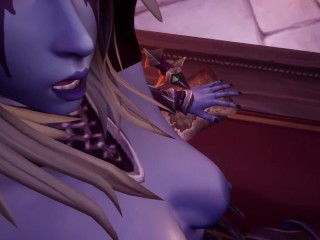 Muscular guy fucks doggystyle beautiful elf in the castle | warcraft porn