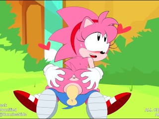 Amy Rose x Sonic Mania Hentai