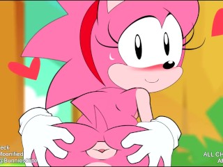 Amy Rose x Sonic Mania Hentai