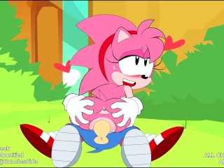 Amy Rose x Sonic Mania Hentai