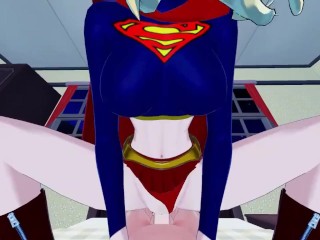 Supergirl getting POV fucked doggystyle, fill her pussy with cum.
