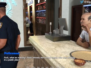 Temptations are everywhere #6: Hot girl gives a blowjob at a restaurant (HD Gameplay)