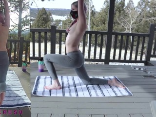 Topless Outdoor Yoga In Colorado!