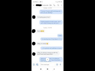 Real Tinder Hookup With PAWG From Tinder (+Text Conversation)