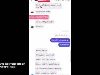 Horny 19 Year Old College Teen Begs Me to Fuck Her After Party + Text Conversations