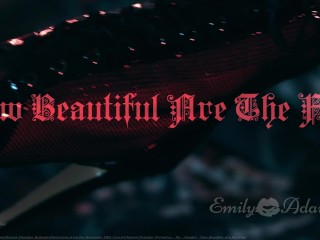 How Beautiful Are The Feet - foot fetish cinematic trailer artistic music Emily Adaire TS high heels