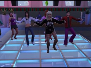 Sex at the disco. Girls in erotic clothes | wicked whims sims 4