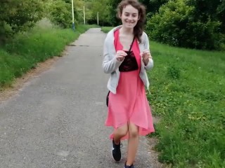 Schoolgirl dandle playing with she shaved thin little pussy