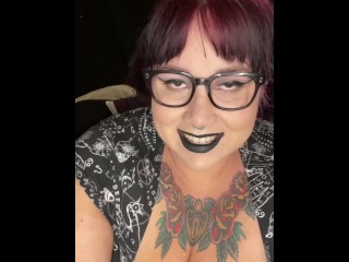 BBW roommate pantyboy sph joi - she catches you wearing her panties, makes you jerk your little dick