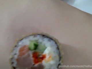 Sushi Special Delivery Blowjob