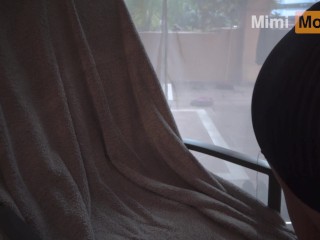Having relaxing masturbation in living room, while my friends were away - Mimi Mouse