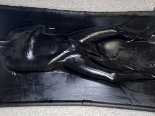 Vacbed + Lube + Bad Dragon Nox Dildo + Wand = Multiple Orgasms for Miss Perversion