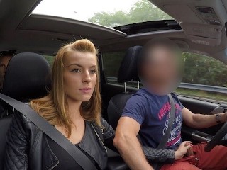 HUNT4K Chick with perfect ass and boobs gets paid for sex in car