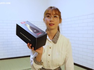 AB046 OTOUCH BlowJob Machine Unboxing and trial ,using my new masturbator machine until cum