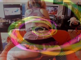 tiger tail sissy twerks to reggeton