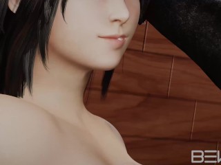 Tifa Lockhart Breastfuck from Final Fantasy 7 Remake Cloud