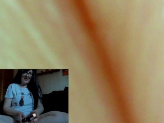 Your Italian giantess puts you inside her pussy with this endoscope