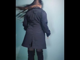 Natural Curvy Sensual Body Stocking Strip Tease