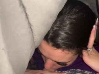 Wife sucking me while everyone’s asleep