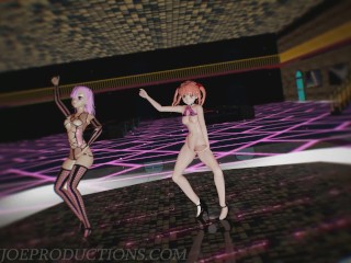 MMD R18 Misaka And Kuroko - Blackpink Whistle 1212