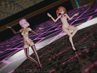 MMD R18 Misaka And Kuroko - Blackpink Whistle 1212