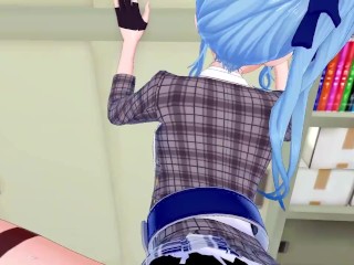 【REAL POV】Backstage Backdoor Suisei - Getting succed off by a vtuber part 2
