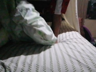 Stepson makes his stepmom suck