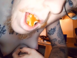 Food Fetish Fruity Kinky Queer Trans FTM Solo