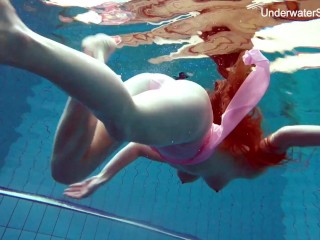 Hottest underwater tight babe Simonna