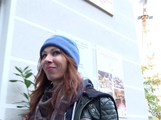 GERMAN SCOUT - ROUGH ANAL SEX FOR SKINNY GINGER LANA AT PICKUP CASTING IN BERLIN