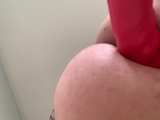 Femboixxx excruciating dildo test with ass fingering ending in multiple ass orgasms