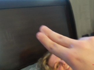 She Cleans Her Own Creampie Off My Fingers!