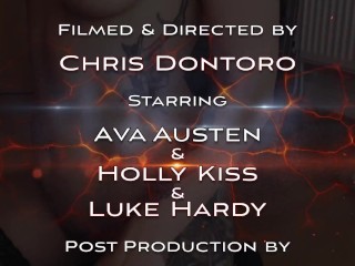 2 Milfs get their pussies licked and suck a cock to taste his load