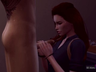 Inspector and Inspector Have Sex in Offices - Sexual Hot Animations