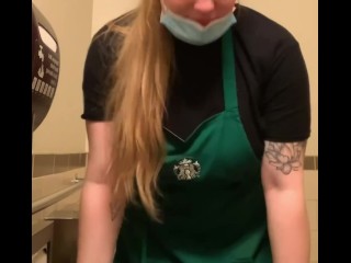 Starbucks barista takes lunch break to strip in bathroom  