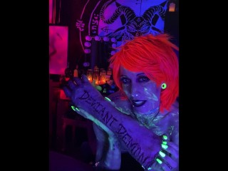 Horror Party recap by Deviant Demon  Warning graphic ! Blooper reel, unedited and corny 