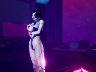 Android Girl DEMI делает горловой минет [Gameplay]