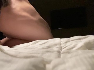 Quick Pounding From Behind and I Suck His Cum