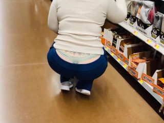 Whale Tail Huge Booty Milf at Walmart